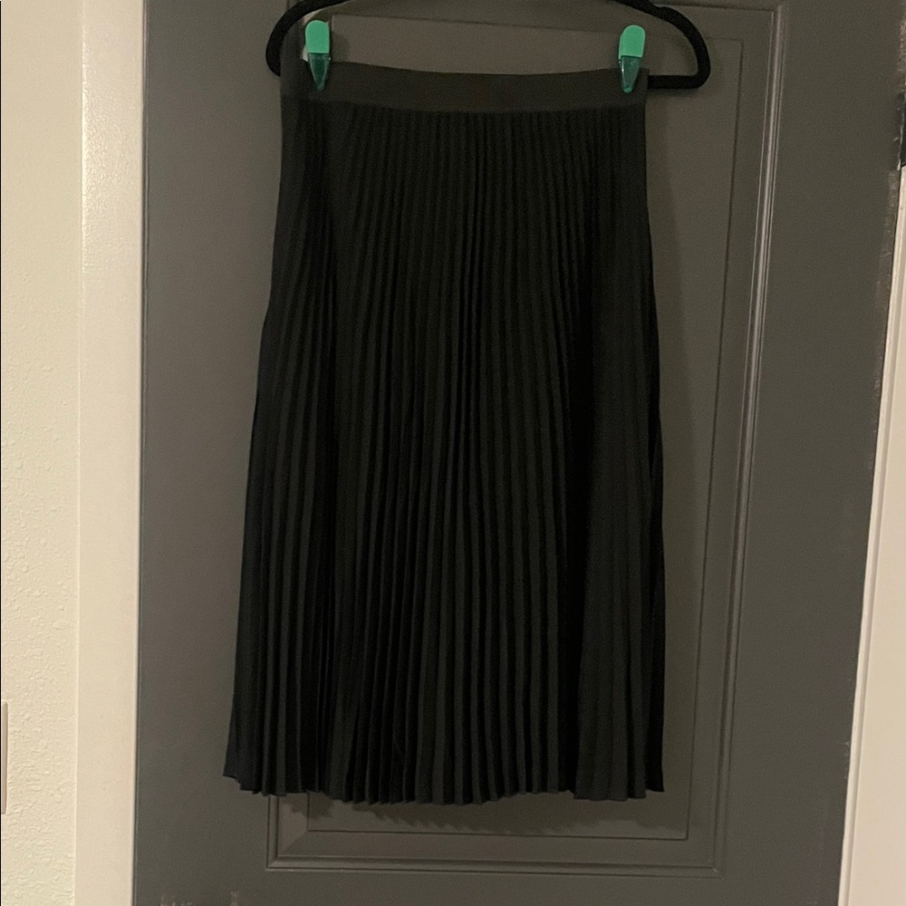 BP Black A-Line Pleated Skirt